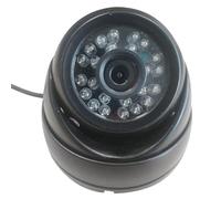 Qudinip Cámara Domo de Seguridad Visión Nocturna Gran Angular de Metal de Alta Definición para Vehículo Diseño Compacto 8x9.2cm (Negro (con Sonido) 1080P)
