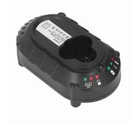 Qudinip Cargador de Batería de Litio, Fuente de Alimentación para PC ABS con Protección contra Sobrecarga e Indicador LED de Estado de Carga, para Batería de Iones de Litio BL1013 (Enchufe Europeo)