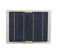 Qudinip Cargador de Batería Solar de 12 V con Controlador de Carga MPPT Incorporado Panel Impermeable Eficiente para Automóviles, Barcos, Vehículos Recreativos, Silicio Monocristalino Duradero (10W)