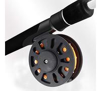 Qudinip Carrete de Pesca con Mosca GLA7/8, Accesorio Ligero y Duradero para Entusiastas de la Pesca, Plástico, Naranja, 33,9 Pulgadas, 1 Unidad (Jlah/Z)