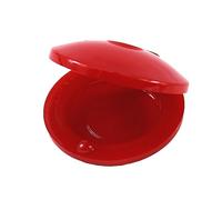 Qudinip Castañuela de Dedo para Niños, Instrumento Musical para Niños, Hermoso Diseño, Mejora Las Habilidades de Ritmo, Plástico, 1 Unidad (Roja)