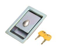 Qudinip Cerradura de Bomba Hidráulica para Excavadora, Aleación de Aluminio Duradera con 2 Llaves para Sitio de Construcción HD 200