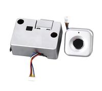 Qudinip Cerradura de Gabinete con Huella Dactilar, Cerradura Electrónica Biométrica Inteligente sin Llave para Armario, Aleación de Zinc, 5x4x2cm