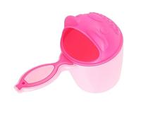 Qudinip Champú para Bebé Taza de Enjuague Protección para los Ojos Cómodo para Baño de Bebé 5.9in Plástico Rosa 1 Unidad