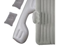 Qudinip Colchón Hinchable para Coche, Cama Inflable Portátil para Viajes Cómodos y Aventuras de Acampada, Material Flocado, 1 Unidad (Gris)