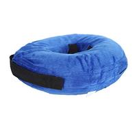 Qudinip Collar Inflable para Protector de Cuello Suave y Cómodo para Recuperación de Mascotas, Collar Ajustable de PVC en Azul, 1 Unidad (XS)