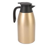 Qudinip con Aislamiento, Diseño a Prueba de Fugas, Portátil, para Reuniones, Viajes por Carretera, Acero Inoxidable de 2L (Oro)