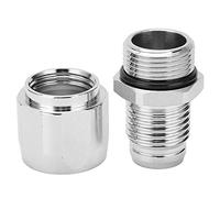 Qudinip Conector de Latón con Junta Giratoria GunHose, Rosca de 1 Pulgada para Accesorios de Dispensador de, Duradero y Fácil de Instalar, Rotación de 360 grados (Conector muerto)