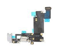Qudinip Conector de Puerto de Carga de para 6S Plus, Micrófono de Ajuste Preciso y Módulo de Cable Flexible para Auriculares, 1 Pieza (Gris)