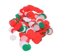 Qudinip Confeti Redondo de 2,5 Cm, Pañuelos y Papel de Aluminio Coloridos para Decoración de Bodas, Fiestas de Cumpleaños, Paquete de 30g (Navidad Serie 2)