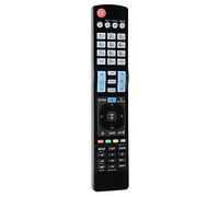 Qudinip Control Remoto para LCD TV Negro Reemplazo de Control Remoto ABS Duradero hasta 33 Pies Ideal para Controles Remotos Perdidos o Dañados