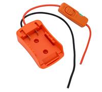 Qudinip Convertidor Adaptador de Batería para Baterías de Litio 18V 20V con Fusible, Interruptor de Seguridad y Terminal para Herramientas Eléctricas