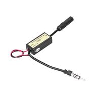 Qudinip Convertidor de Banda FM, Potente Cambiador de Frecuencia para, Compatible con Accesorios de Repuesto para Automóviles, 12V, Negro