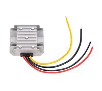 Qudinip Convertidor de Corriente CC Adaptador de 24 V A 12 V Módulo Impermeable de Alta Eficiencia para Uso Automotriz e Industrial Aleación de Aluminio 10 A