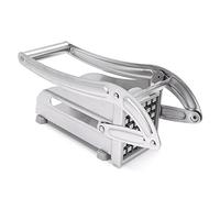 Qudinip Cortador de Patatas Fritas de Acero Inoxidable, Picador de Patatas Eficiente para Cocina Casera con 2 Cuchillas