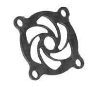 Qudinip Cubierta del Ventilador de Refrigeración RC de Fibra de Carbono de 30x30mm Protección Ligera de Disipación de Calor para Coches Modelo RC 1x Unidad (B)