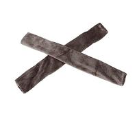 Qudinip Cubiertas para Manijas de Puertas de Refrigerador, 2 uds., Protector Decorativo de Gancho y Bucle para Electrodomésticos de Cocina para Lavavajillas, Horno Microondas, 14,5x37cm (Gris)