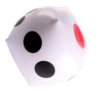 Qudinip Dados Inflables Gigantes, Juguete de Dados Gigante Divertido de 15 Pulgadas para Fiestas y Juegos, Material de PVC, Actividades Al Aire