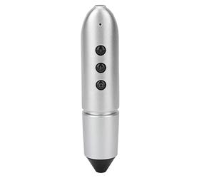 Qudinip Detector de Vello de Piel Cámara Inalámbrica de 1MP para Monitoreo y Análisis de la Salud del Cuero Cabelludo, Ideal para Consumidores, Plateado, 1 Unidad