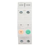Qudinip Disyuntor WiFi Parámetros Ajustables Control Remoto Inteligente para Seguridad en el Hogar PC Eléctrica 2P 1 X