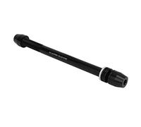 Qudinip Eje de Entrenamiento de Bicicleta, Eje Pasante Mecanizado CNC de Alta Resistencia de Aleación de Aluminio con Diseño de 2 Secciones para Entrenador de Ciclismo de Interior