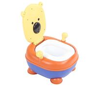 Qudinip El Orinal Portátil del Viaje del Niño para El Entrenamiento Fácil del Orinal El Diseño Lindo de la Historieta de la Diversión Embroma El Asiento Plástico (Cojín suave)