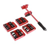 Qudinip Elevador de Muebles de 5 Uds, Plataforma Rodante de Rueda Universal Resistente con Rodamiento de 200kg para sofá, Mesa, Gabinete, Cama, Refrigerador