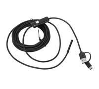 Qudinip Endoscopio AN100-5.5 HD con 6 Luces LED para Inspección de Teléfonos Móviles en Mantenimiento Eléctrico y Automotriz (A. Kham)