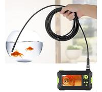 Qudinip Endoscopio de Tubería Impermeable LCD en Color de 4,3 Pulgadas con Cámara de 1920 X 1080P para Inspección del Hogar y Proyectos de Bricolaje (5 Metros)