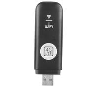 Qudinip Enrutador Portátil de Alta Velocidad del Módem 4G LTE USB WiFi para Compartir Viajes con 8 Usuarios ABS