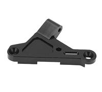 Qudinip Estabilizador Ligero de Aleación de Aluminio con Soporte de Barra Estabilizadora RC para Coche Axial SCX10 III 1/10 RC, Duradero, Antivuelco y Fácil Instalación (Negra)