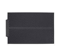 Qudinip Estera de Secado de Platos de Silicona Antideslizante a Prueba de Golpes para Encimera de Cocina de 22 X 18 Pulgadas, Suministros de Cocina Duraderos Fáciles de Limpiar (Pequeña)