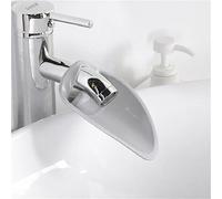 Qudinip Extensor de Grifo, Ayudante de Lavado, Extensor de de Fregadero de Silicona Compacto para Lavado de Manos de bebé, 1 Unidad (Gris)