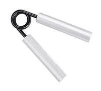 Qudinip Fortalecedor de Agarre Manual Ajustable Entrenador de Antebrazo de Aleación de Aluminio Duradero para Entusiastas del Fitness, Pacientes y Trabajadores de Oficina, Plateado 250 Libras