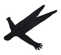 Qudinip Fotografía Chromakey Body Traje Elástico de Cuerpo Completo Negro para Producción Cinematográfica y Transmisión en Línea (180cm)