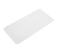 Qudinip Funda para Teclado Fina Impermeable para K380, Funda Portátil de Piel Sintética para Almacenamiento Seguro, Elegante y a Prueba de Polvo, Ideal para Viajar (Blanca + Plata)