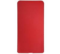 Qudinip Funda para Teclado Fina Impermeable para K380, Funda Portátil de Piel Sintética para Almacenamiento Seguro, Elegante y a Prueba de Polvo, Ideal para Viajar (Roja y Amarilla)
