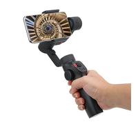 Qudinip FUNSNAP Capture2S Cardán Estabilizador Portátil de 3 Ejes para Grabación Deportiva en Gris Negro con 12 Horas de Duración de la Batería