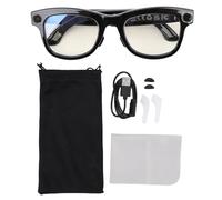 Qudinip Gafas con Cámara Inteligente, Cámara HD de 5 MP, Activación por Voz y Traducción en Tiempo Real en 26 Idiomas, Gafas Inteligentes con IA para Llamadas Telefónicas, Reproducción de (Luz