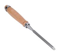 Qudinip Herramienta de Cincel, Juego de Cinceles Planos Duraderos para Carpintería, 2 Piezas de Acero de Aleación de Cromo Vanadio, Filo de Corte de 6 Mm, Perfecto para Carpintería