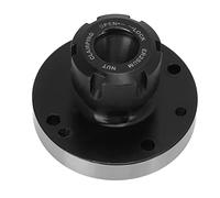 Qudinip Herramienta de Sujeción de Acero Al Carbono Duradera para Asiento de Portabrocas ER25 para Fresadora CNC de 80mm de Diámetro
