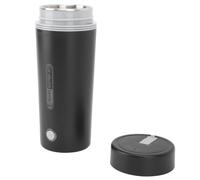 Qudinip Hervidor Eléctrico Portátil de 350ml, Taza Inteligente de Calentamiento Rápido para Viajes, Caldera de Agua Portátil Hecha de Acero Inoxidable 304 (12V)