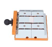 Qudinip Interruptor de Cuchilla Bipolar Interruptor de Aislamiento Compacto de Doble Tiro para Sistemas de bajo Voltaje 380V 100A Cobre PA 1 Unidad