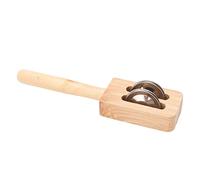 Qudinip Jingle Stick de Madera Tamaño Mini para Mejorar la Coordinación e Inspirar el Interés Musical de los Niños, Madera Maciza Respetuosa con el Medio Ambiente, 1 Unidad