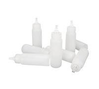 Qudinip Juego de 10 Biberones para Animales Pequeños con Tetina de Silicona Suave para Facilitar la Alimentación con Leche para Cerdos, Ganado, Ovejas, Gatos y Perros, 250ML