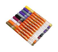 Qudinip Juego de 10 Bolígrafos para Decoración de Uñas, Bolígrafos Coloridos y Fáciles de Usar para Puntear Grafitis para Diseños de Uñas DIY, Perfectos para Entusiastas del Arte de, Hechos de ABS