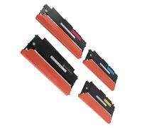 Qudinip Juego de Cartuchos de Tóner 4 Piezas de Alto Rendimiento Negro Cian Magenta Amarillo para Uso Profesional de Oficina en el Hogar ABS