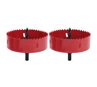 Qudinip Juego de Cortadores de Sierra Bimetálica, Acero M42 Duradero, Ideal para Cortes Precisos de Madera y Metal, 2 Juegos Incluidos (115mm)