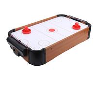 Qudinip Juego de Hockey de Aire de Mesa para Juegos Interactivos Entre e Hijos, Juego de Mesa de Escritorio Portátil, Adecuado para Niños, Madera, Aprox.51x31x10,5 Cm
