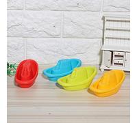 Qudinip Juego de Juguetes de Baño con Barco Flotante para Niños, 4 Piezas de Coloridos Barcos de Juego Acuático, Ideales para Que los Niños Pequeños Se Diviertan y Aprendan a la Hora del Baño, (#1)